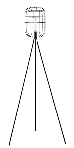 Black Industrial Floor Lamp