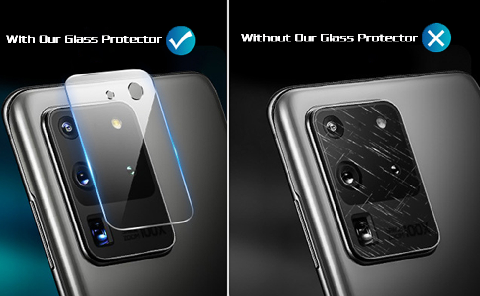 ROSAUI for Samsung Galaxy S20 Ultra Camera Lens Protector