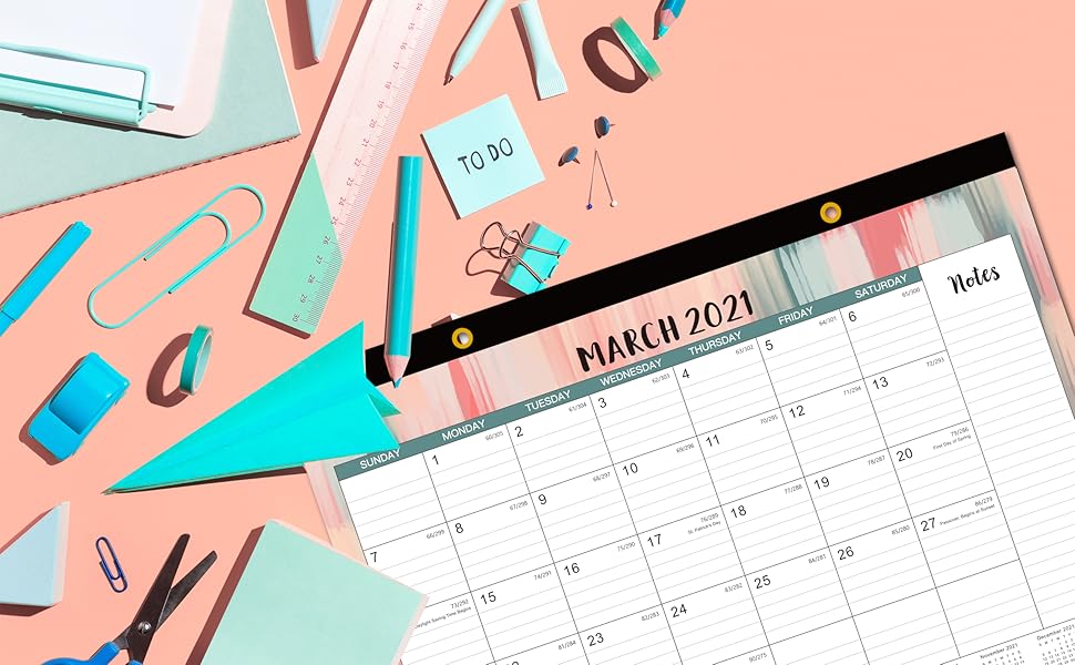 2021-2022 desk calendar