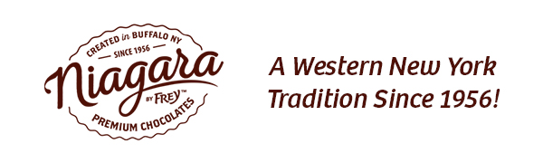 niagara chocolates, niagara by frey, niagara chocolate bars, sweetworks, niagara candy, buffalo
