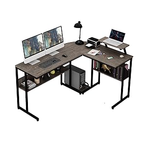 L shaped desk