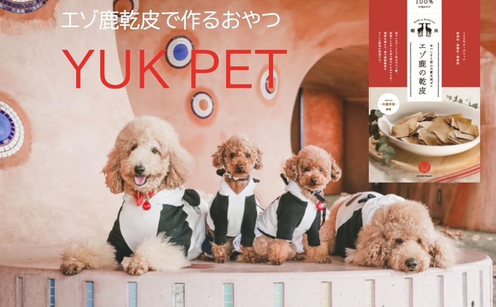Amazon エゾ鹿の乾皮 小型犬用 Yuk ガム ローハイド 通販