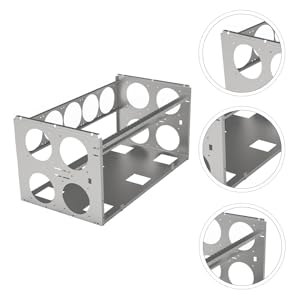 Gpu Mining Frame for Graphics Cards Open Air Storage Case with Motherboard Support Stackable Cooling Design for Mining Accessories 18 4