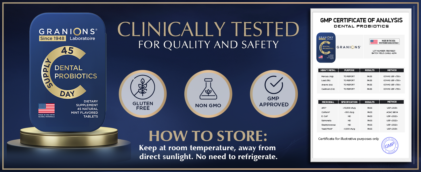 Oral Probiotic Mints Best Breath Freshener with