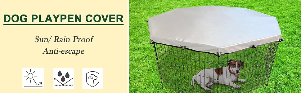 cover for dog playpen