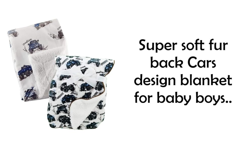 Baby Blanket for Newborn UltraSoft Baby Sherpa Blanket White Baby