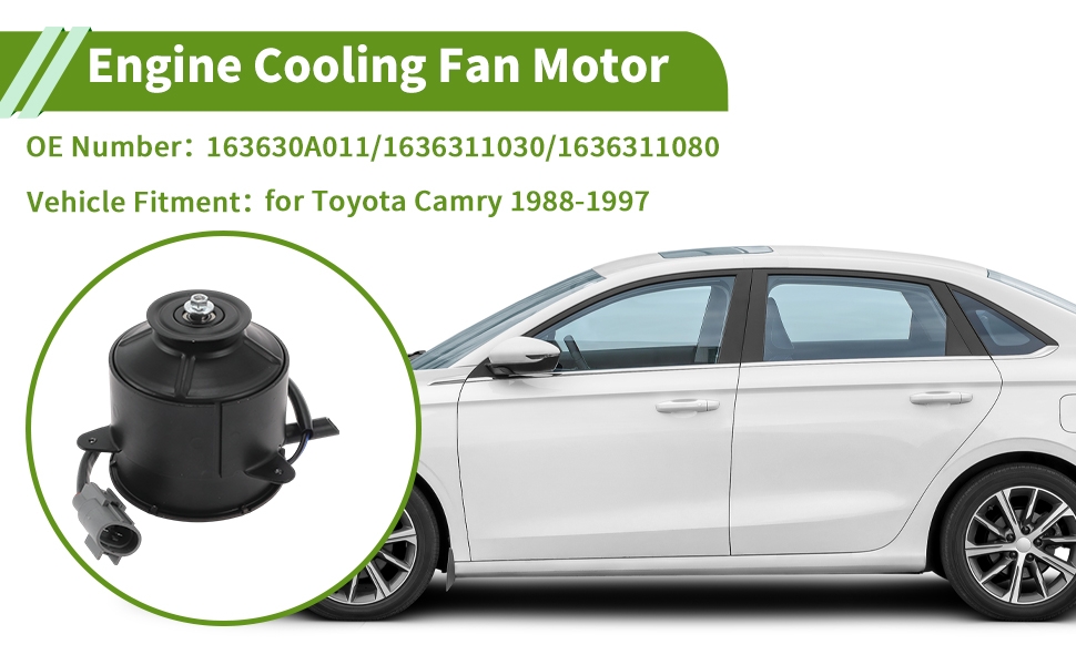 ami9622　0804 Amazon.com: Hihaha Radiator Fan Motor for Toyota Camry 1988