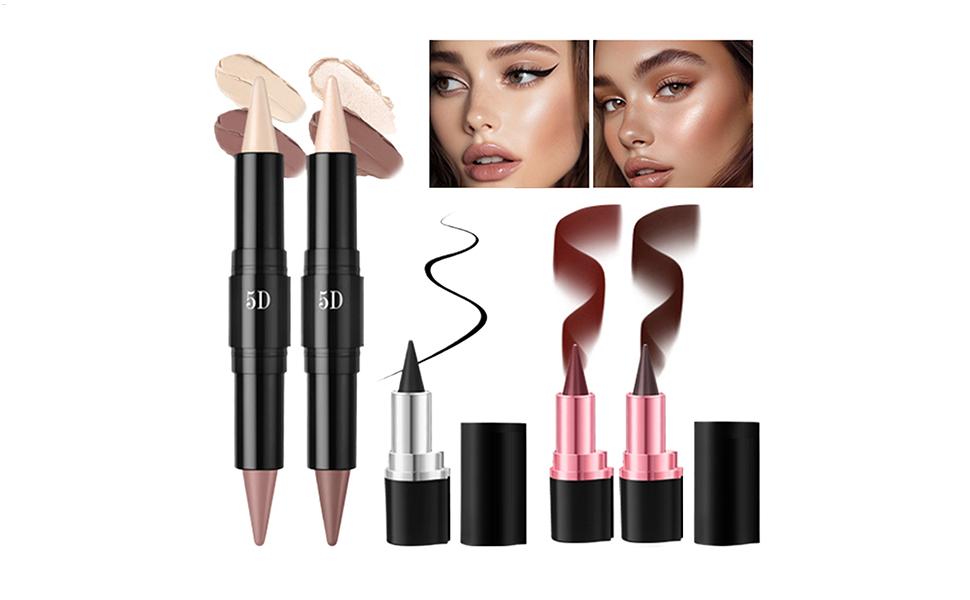 5D make -up set, oog -gezichtsverf make -up stick