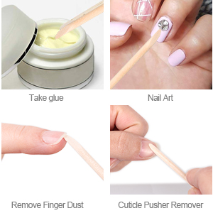 Nail Art Rhinestones and Nail Gems 3 Boxs, Flat Nail Crystals Clear Rhinestones Mix Sizes 