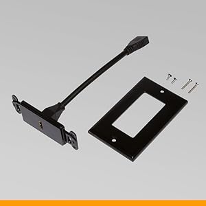 HDMI Wall Plate with 6 in. pigtail