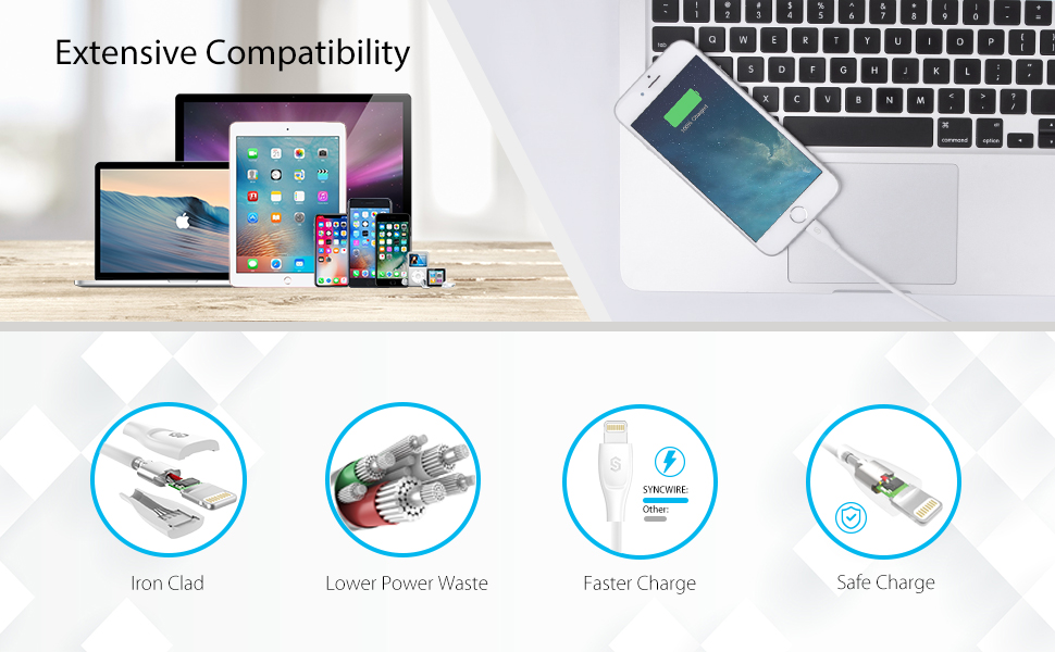 lightning cable iphone charger