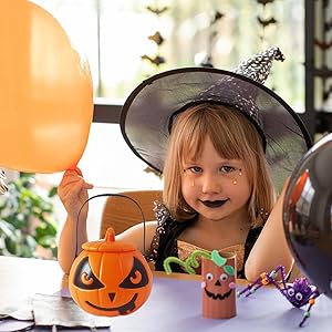 ハロウィン('07米) Amazon.co.jp: Fjisixsa ハロウィンバケツ、パンプキントリート