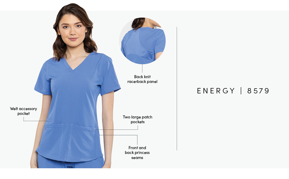Amazon.com: Med Couture Energy Women's Racerback Shirttail