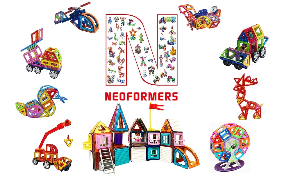 Amazon.co.jp: NEOFORMERS 知育玩具 おもちゃ 積み木 ブロック