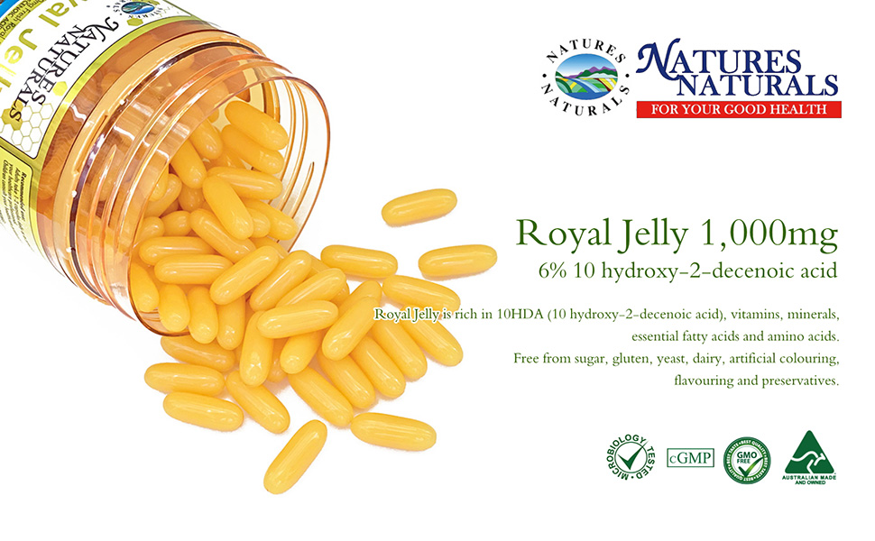 Amazon | ローヤルゼリー 1,000mg 10-ヒドロキシ-2-デセン酸11mg