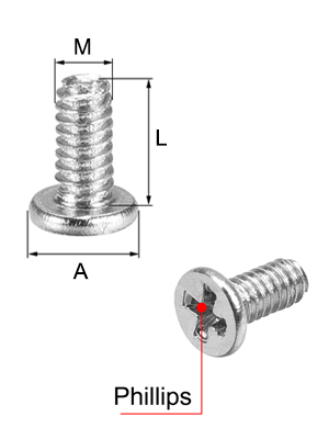 M6x12mm Machine Screws - Furniture & TV Hardware -4 M6x12mm Machine Screws - Furniture & TV Hardware -4