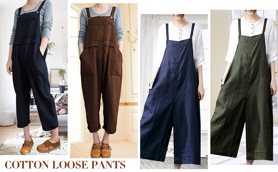 cotton overall jumpsuit