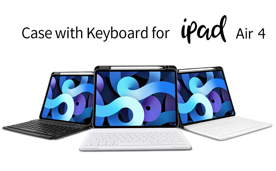 XIWMIX iPad Air 5 2022 Air 4 Gen 10.9 inch 2020 Keyboard Case Detachable Wireless