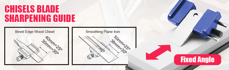  Honing Guide for Wood Chisel Sharpener Planer Blade