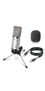 Amazon.com: USB Microphone, Alvoxcon Unidirectional
