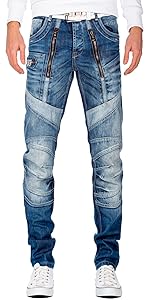 Cipo & Baxx Herren Jeans – Stilvolle Männer Jeans mit 5-Pocket-Design | Kontrastnähten & verzierten Gesäßtaschen | Perfe Aa96338f 00d5 423e 9ce7 17be273350d2. CR130,0,780,1560 PT0 SX150 V1