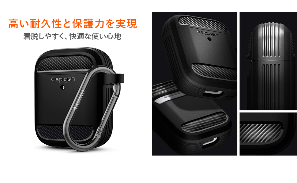 Apple AirPods 第二世代ワイヤレス充電 ＊spigenケース付き Amazon | Spigen Airpods Pro2 ケース Magsafe 磁気充電対応