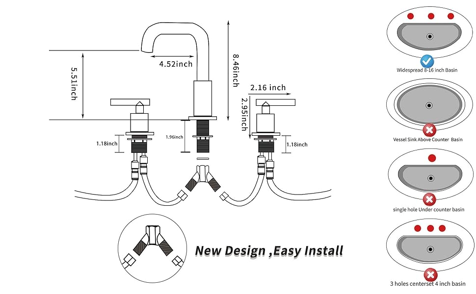 chrome faucet widespread