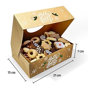 Christmas Cookie Boxes for gift giving