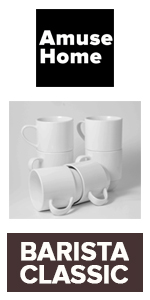 Amuse- Professional Barista Caneca clássica empilhável - Conjunto de 6 (295 g)