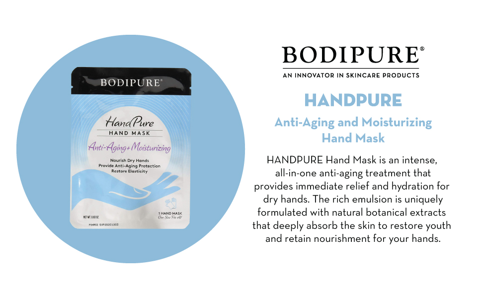 handpure anti aging moisturizing hand mast gloves treatment