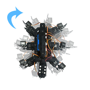 Amazon.com: Adeept Hexapod Spider Robot Kit Compatible with Arduino IDE ...