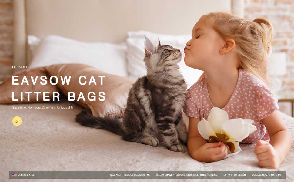 EAVSOW CAT LITTER BAGS