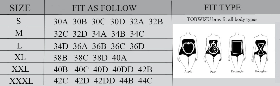 TOBWIZU Sports Bras for Women,Removable Padded Bras Seamless for Yoga Gym Fitness Activewear Workout Bra 14 3