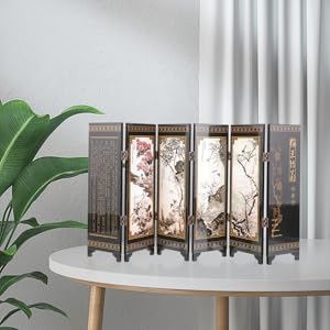 ミニ　ついたて　中国風 Amazon｜パーテーション 衝立 部屋 仕切り 間仕切り 4 5 6