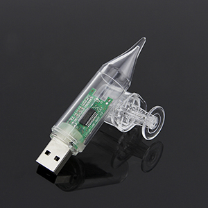 Amazon Co Jp 64gb Usbメモリー 透明 シリンジインジェクタの形状 Usb 2 0フラッシュドライブ 面白い メモリースティック 医者 看護婦 看護師のプレゼント 赤い光る付き パソコン 周辺機器