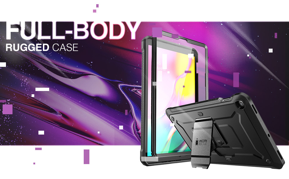 SUPCASE Unicorn Beetle Pro for Galaxy Tab S5e Case Full-Body Built-in Screen Protector for 10.5 2019