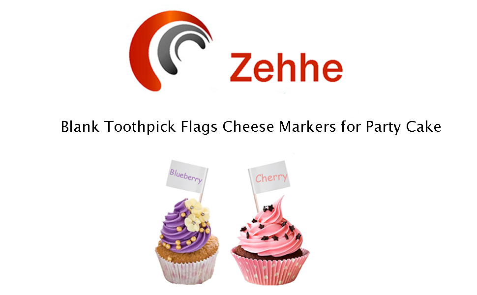 Party food flag labels