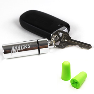 earplugs ear plugs aluminum travel case convenience soft foam carrying hearing backpack purse keys 