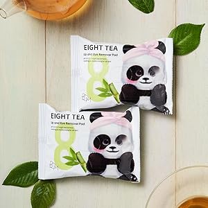 BOM 8(Huit) Thés Lingettes Démaquillantes