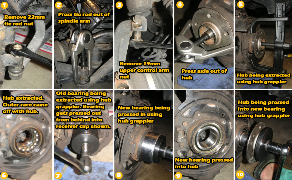 6575 Hub Grappler Kit Perfectly Used for Vehicle Wheel Hub and Bearing Removal