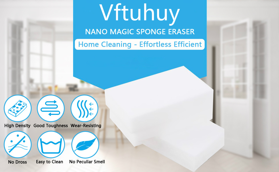 Melamine Sponge, 100/180 Pack Magic Sponge Eraser, Melamine Foam Bulk Sponge Sheets