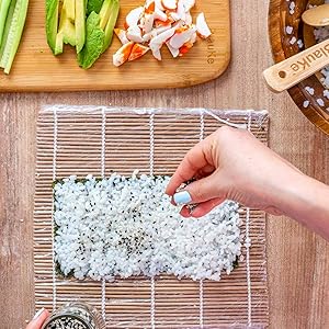 sushi bamboo mat for sushi roll machine sushi platter sushi wrapper sushi dinnerware set sushi board