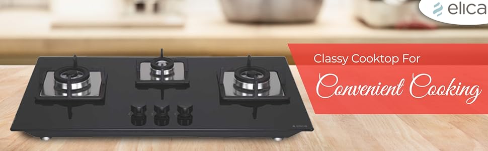 B01M1XRAJE Elica Flexi Hob Gas STOVE SPN-FOR1