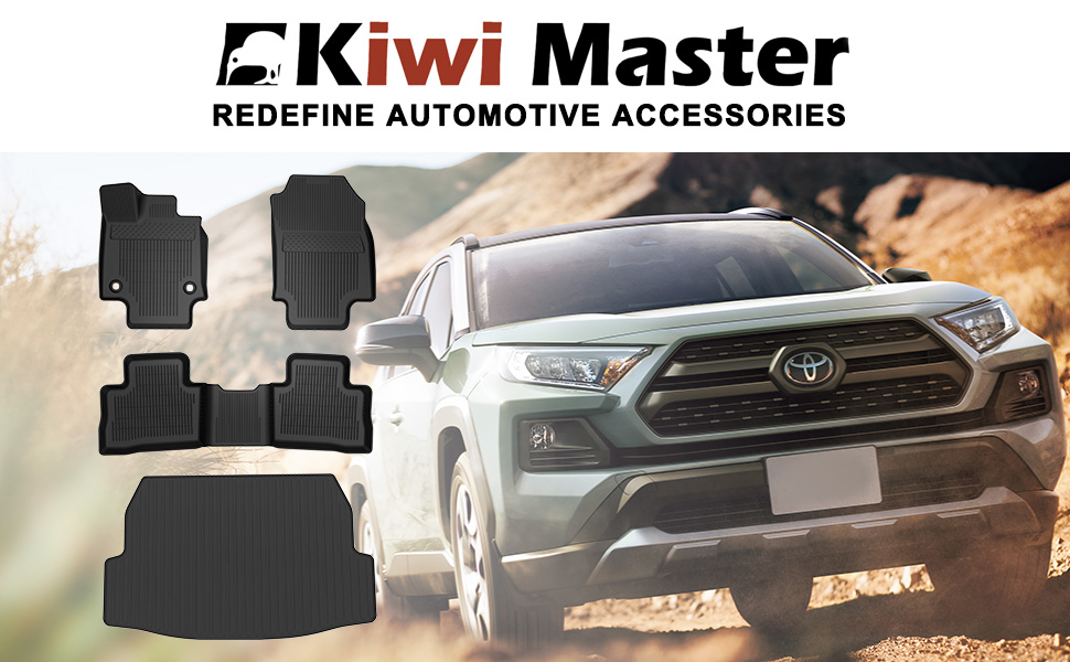 KIWI MASTER Floor Mats & Cargo Liners Set Compatible with
