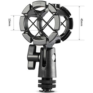 ショックマウント マイク 金属製 黒 ブラック 軽量 コンパクト 丈夫 Amazon.co.jp: SMALLRIG マイクショックマウント 振動防止 角度
