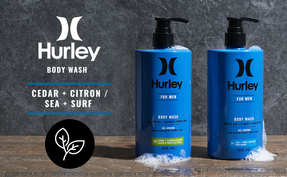 Hurley Body Wash Cedar + Citron Essence Sea + Surf Essence 