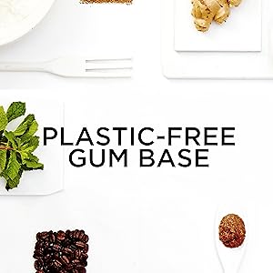 Plastic-free chewing gum