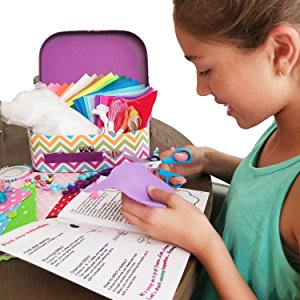 Artika Sewing Kit for Kids - Wide Ranging Arts and Crafts Kit w/ Quality Supplies Including Felts, Buttons, Scissors, Needles and More - Great Gifts for Kids, Owl Craft Kit 18 C