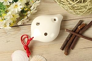 Amazon | TNG オカリナ 楽器 [ 6穴 / アルト/花柄 菊 ] C調 AC