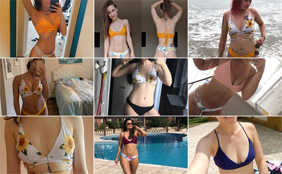 sunflower bikini set